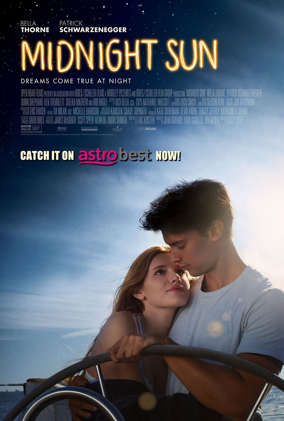 Dramatic lighting. Add stars & lens flare. Cleanup skin.