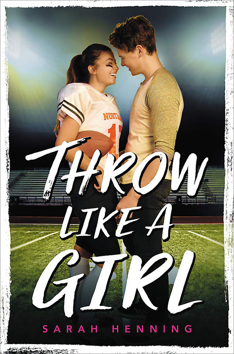 Add stadium background. lighting. and skin retouch.